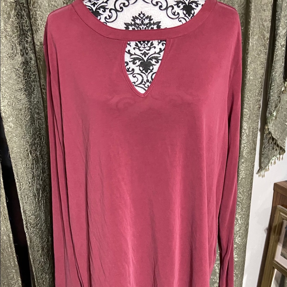 Key hole front & back blouse